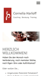Mobile Screenshot of corneliaharloff.de